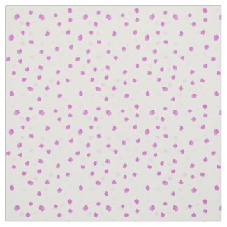 Pink Paint Spots Fabric