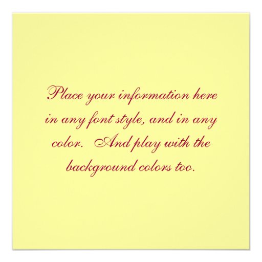 Pink Painted Daisy Custom Invite