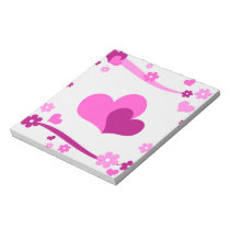 Pink pair notepads