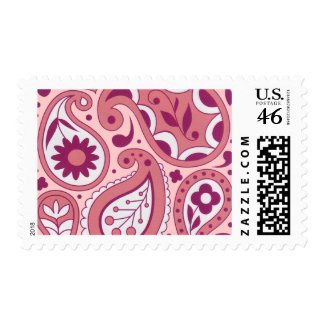 Pink Paisley Abstract Design