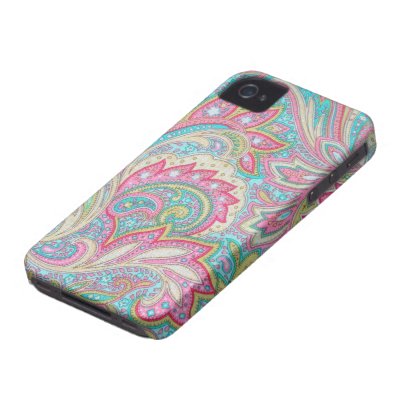 Pink Paisley Case-Mate iPhone 4 Iphone 4 Covers