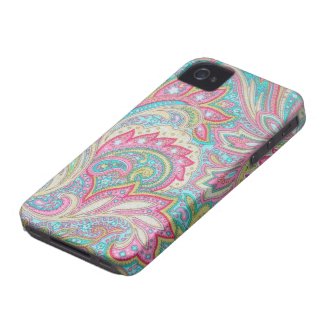 Pink Paisley Case-Mate iPhone 4 iPhone 4 Covers