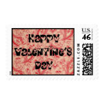 Pink Paisley - Happy Valentine's Day - Stamp