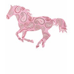 Pink Paisley Horse Shirt