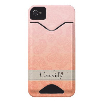 Pink Paisley Id Iphone 4 Covers