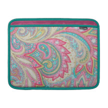 Pink Paisley MacBook Air Sleeve