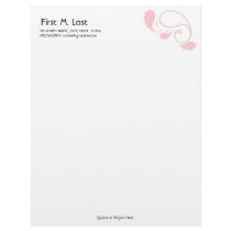 Pink Paisley letterhead by creativeoptionsco Pink Paisley letterhead