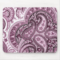 Pink Paisley mousepads