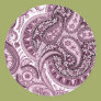 Pink Paisley Stickers