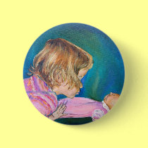 Pink Pajamas Button