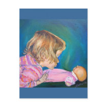 Pink Pajamas Postcard