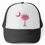 Pink Palmetto Moon Mesh Hat