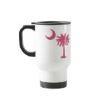 Pink Palmetto Moon Coffee Mugs