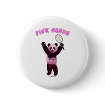 Pink Panda Bear Tennis