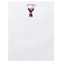 Pink Panda Bear Tennis Custom Flyer