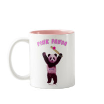 Pink Panda Cricket Mug