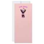 Pink Panda Cricket rack cards