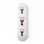 Pink Panda Cricket Skate Deck
