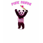 Pink Panda Cricket Tee Shirts
