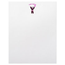 Pink Panda Ping Pong Letterhead Design