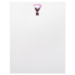 Pink Panda Ping Pong Letterhead Design