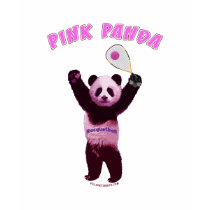 Pink Panda Racquetball t-shirts