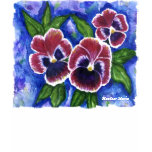Pink Pansies Tee Shirts