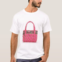 Pink Pansy Handbag t-shirts by kaleigh513 Pink Pansy Handbag t-shirts