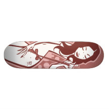 Pink Panties Custom Skateboard
