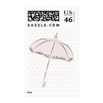 Pink Parasol Postage