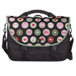 Pink Paris love girly pattern Laptop Bag