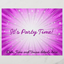 Pink Party flyer