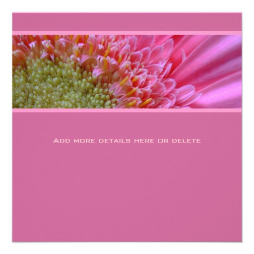 Pink Party Invitation