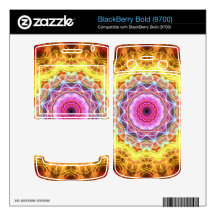 Pink Passion  kaleidoscope BlackBerry Decal