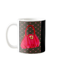 Pink Patent Shoulder Bag mugs by ElainePlesser Pink Patent Shoulder Bag mugs
