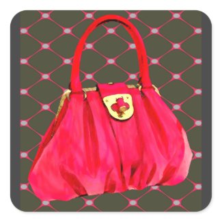 Pink Patent Shoulder Bag sticker