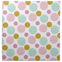 Pink Pattern Kitchen Decor Accessories Cloth Napkin
