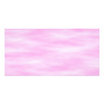 Pink pattern. Soft waves, clouds. Custom Photo Card