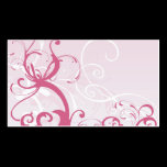 Pink patterns Profile Card Business Card Template