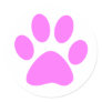 Pink Paw Sticker