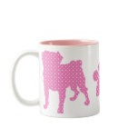 Pink Paws and Pugs Mug