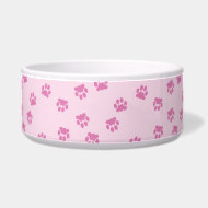 Pink Paws Pet Bowl petbowl