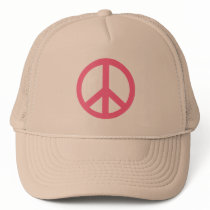 Pink Peace Sign Products hats by Scarebaby Pink Peace Sign Products hats