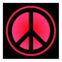 Pink Peace Symbol Poster posters by designs4you Pink Peace Symbol Poster posters
