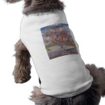 Pink Peach Tree in Blossom (Reminiscence of Mauve) Dog T-shirt