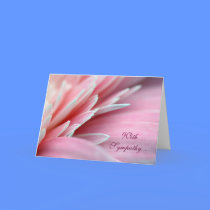 Pink Peddles Sympathy Card