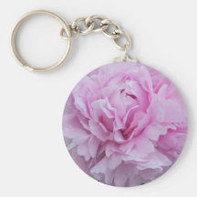 Pink Peonies / Peony Key Chains