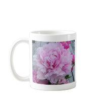 Pink Peonies / Peony Coffee Mugs