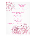 Pink Peony Bridal Shower Invitation