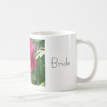 Pink Peony Bride Mug mugs
